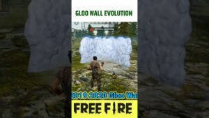 gloo wall evolution 2017 to 2023 garena free fire #evolution