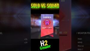 #solovssquad Garena free fire 🔥 #youtubeshorts