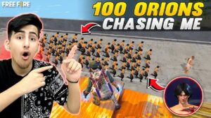 100 Orions Chasing Me 100 Vs 1 In Full Map - Garena Free Fire