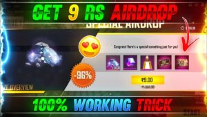100% Working Trick To Get 9 Rs Airdrop😨🔥 || Garena Free Fire