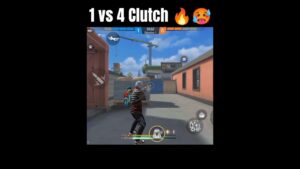 1vs4 Clutch With UMP 🥵🔥 Garena Free Fire || #shorts #short