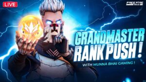 CS GRANDMASTER PUSH😼 - Free Fire Telugu Live - Munna Bhai is Live  - Telugu Gaming Live #MBG