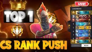 CSR Rank Push Going to region  top 1 || GARENA FREE FIRE🔥 #Live #FreeFire #RankPush