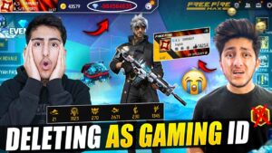 Deleting My Brother Account Id Hack Prank 😂Wasting Diamonds Kicking From Guild - Garena Free Fire