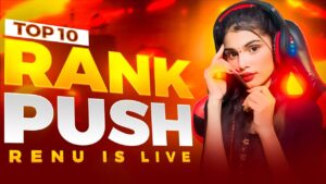 Finally Top 14 In Region🥵 First V Badge Girl - Free Fire Live In Telugu - Garena Free Fireu