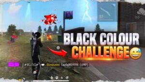 Free Fire But Everything is Black🖤 | Solo Vs Squad Challenge - Garena Free Fire Max