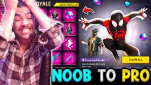 Free Fire Noob POOR Id To Rich PRO Id😍 In 10 Mins I Bought Everything❤️💎 -Garena Free Fire
