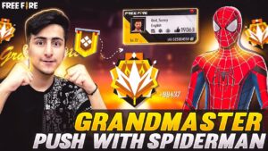 Grandmaster + Spiderman😍😱New Update Cs Rank 5 Hours Push - Garena Free Fire