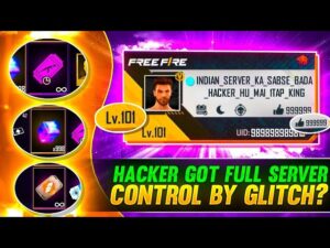 HACKER GOT FULL SERVER CONTROLL| 44 LETTERS BY GLITCH| GARENA FREE FIRE