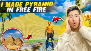 I Made Pyramid In Free Fire😍1 Vs 4 For 10000💎Diamond - Garena Free Fire
