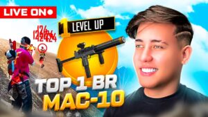 LEVELUP AO VIVO 💙 RANQUEADA SOLO 💙 FREE FIRE MOBILE 💙