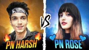 PN HARSH 🔥 vs 🌹 PN ROSE ! Most Funniest Versus Ever 🥵❤️ - Garena Free Fire