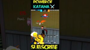 POWER OF KATANA 🤯🍷🗿 GARENA FREE FIRE 🔥😱#shorts #freefire #viral