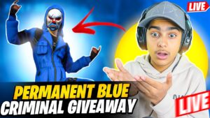 Permanent Blue Criminal Bundles Giveaway 🤯 !! - Garena Free Fire Max Live #aditech
