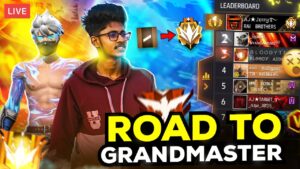 🔴Rank Push With 95% Headshot Rate🔥GRANDMASTER PUSH {DAY - 1}🔥||Garena-FreeFire Max Live#ajjeffy