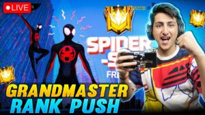 Spider Man In Free Fire😱😍Rank Push Live🛑- Garena Free Fire