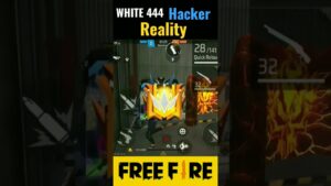 White 444 Hacker Reality 😱👍 || garena free fire max || #freefire #viral #ffshorts #shorts