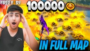 100000 In Full Map😨😍FF Coin Only Challenge - Garena Free Fire
