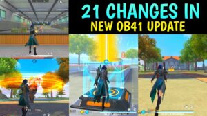 21 CHANGES IN NEW OB41 UPDATE | ADVANCE SERVER - GARENA FREE FIRE