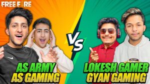 As Gaming Vs Lokesh Gaamer , Gyan Gaming Old Free Fire Funny Gameplay - Garena Free Fire