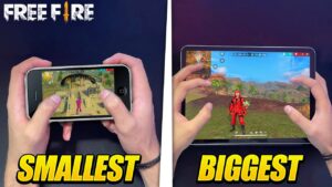 Biggest Phone Vs Smallest Phone😱😍In Free Fire - Garena Free Fire