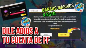 De Ultimo Minuto Garena free fire latam elimina cuentas BANEO MASIVO Por usar Free Fire Max 2023