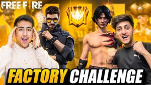 ONLY LANDMINE ON FACTORY ROOF FREE FIRE FUNNY CHALLENGE