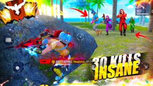 FREEFIRE 🔥Solo vs Squad Scar III + Mp40 🤯 30 Kills Total - Garena free fire | PK GAMERS #freefire