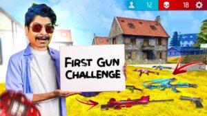 First Gun Challenge Only 1 Gun Try M14 | Garena Free Fire