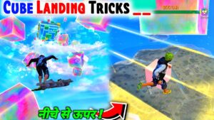 Free Fire New Cube landing Trick in Update 😲 Garena Free Fire