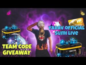 GARENA FREE FIRE LIVE ❤️ || FF LIVE TEAMCODE 😊 || #freefirelive #newevent #fflive #giveaway #rank