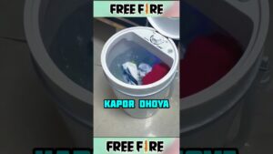 Garena Free Fire sent a clothes washing to my house for brother 😊 #shorts #freefireshortstory