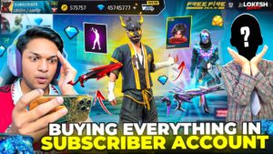 Gifting My Subscriber 50,000 Diamonds And All Evo Skin Max's Garena Free Fire