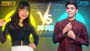 I Challenged Ungraduate Gamer Ayush for 1v1! 🥵 Sooneeta Vs UG Ayush | Garena Free Fire