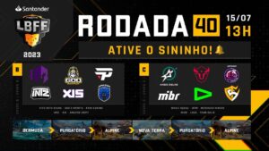 LBFF 2023 RODADA 40 AO VIVO - GRUPOS B E C | FREE FIRE ESPORTS BRASIL