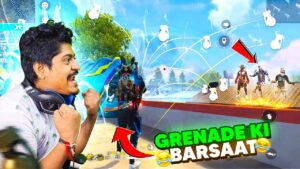 Last Zone Me 💣Grenade ki Barsaat GrandMaster Lobby 42 Alive in Garena Free Fire Max