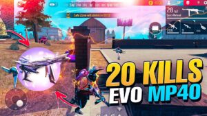 NEW EVO MP40 Solo VS Squad 20 Kills OP Gameplay - Garena Free Fire