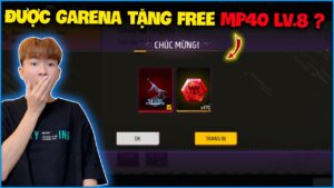 NTN đứng hình khi được Garena Free Fire tặng free MP40 Tia Chớp LV.8 ?