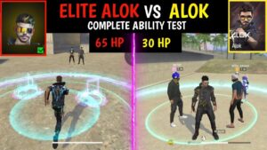 New Elite Alok Character Ability Test | Elite Alok Vs Normal Alok - Garena Free Fire