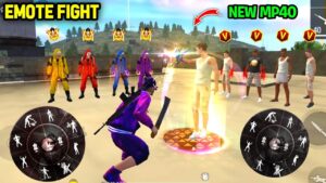 New MP40 Max !! Free Fire Emote Fight On Factory Roof 😈 Adam vs Criminal - Garena Free Fire 🔥