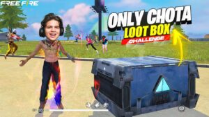 Only Chota  Loot Box  Challenge🤯 Crazy Gameplay 😱  TUFAN FF - Garena Free Fire Max