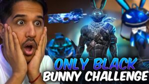 Rarest Black Bunny items Only Challenge || Garena Free Fire || Desi Gamers