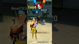 #SHORT#VIDEO   Garena Free Fire Max cs rank 1vs4    #shorts #viral #video #freefire #ytshots #shorts