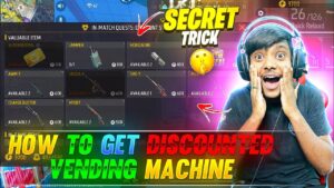 Secret Trick😍 How To Get Discounted Vending Machine😍🔥 || Garena Free Fire