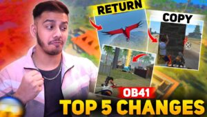 Top 5 BIG UPDATE IN FREE FIRE COPY FROM OTHER GAMES 😱😤 OB41 PATCH UPDATE 🔥 - Garena Free Fire