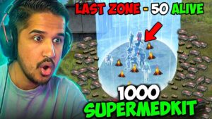 1000 SuperMedkit in Last Zone Healing Battle !! Garena Free Fire