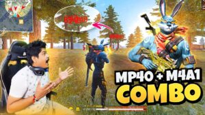 BEST COMBO MP40 + M4A1 GOD LEVEL🔥SOLO VS SQUAD GAMEPLAY | GARENA FREE FIRE