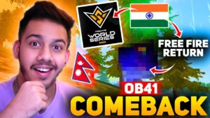 FREE FIRE COMEBACK IN OB41 😱🔥 INDIA In World Series 2023 😍 OB41 DATE CHANGED? Garena Free Fire