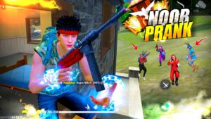 FREEFIRE 🔥Solo vs Squad Noob Prank + No Gun Skin Challenge - Garena free fire | PK GAMERS #freefire