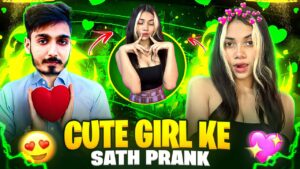 First Time Aawara Vs Cute Girl in Cs Rank 😍 Cute Girl Ke Sath Proposed Prank - Garena Free Fire Max